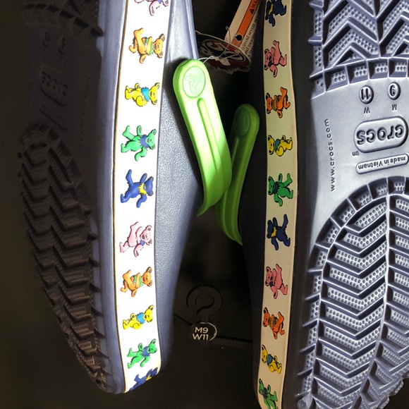 GRATEFUL DEAD Crocs 50th Anniversary M9 W11 NWT - Picture 13 of 17